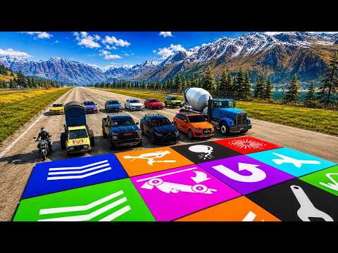 BeamNG.drive Physics Could Not Handle These NEW Pads! 😱