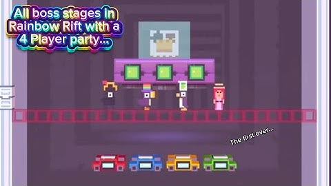 All boss stages in Rainbow Rift in a 4 player game...