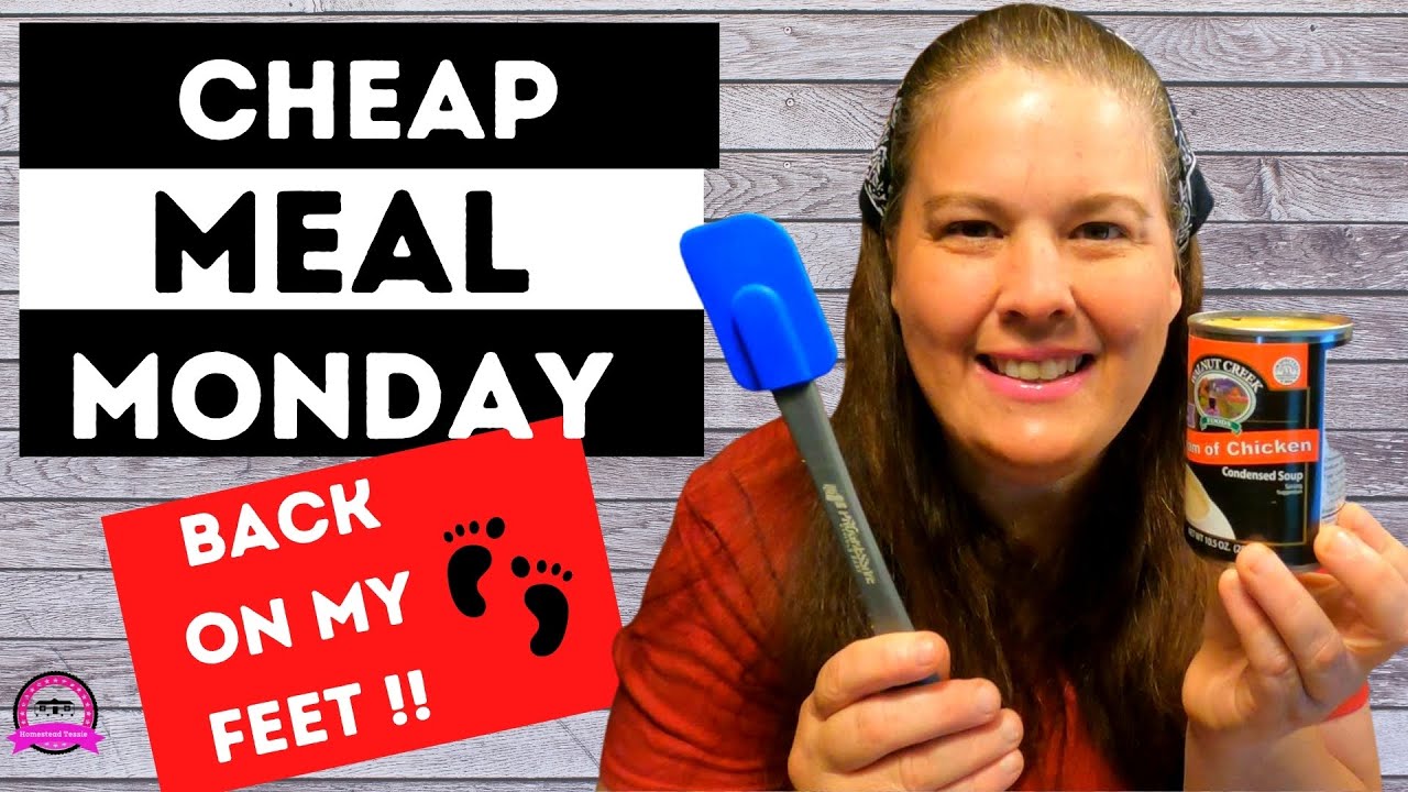 Cheap Meal Monday-Cooking While Recuperating-Frugal Family Meal