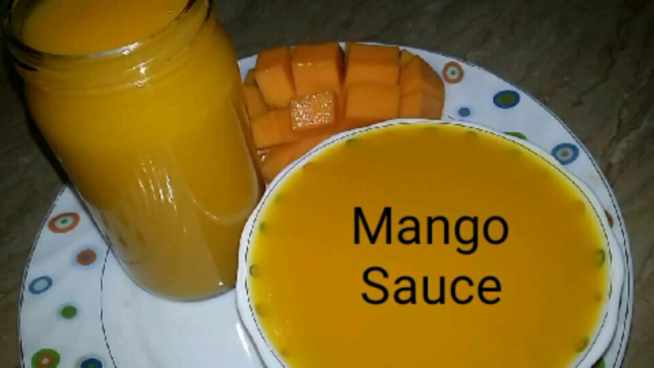Mango sauce for Desserts Recipe YouTube