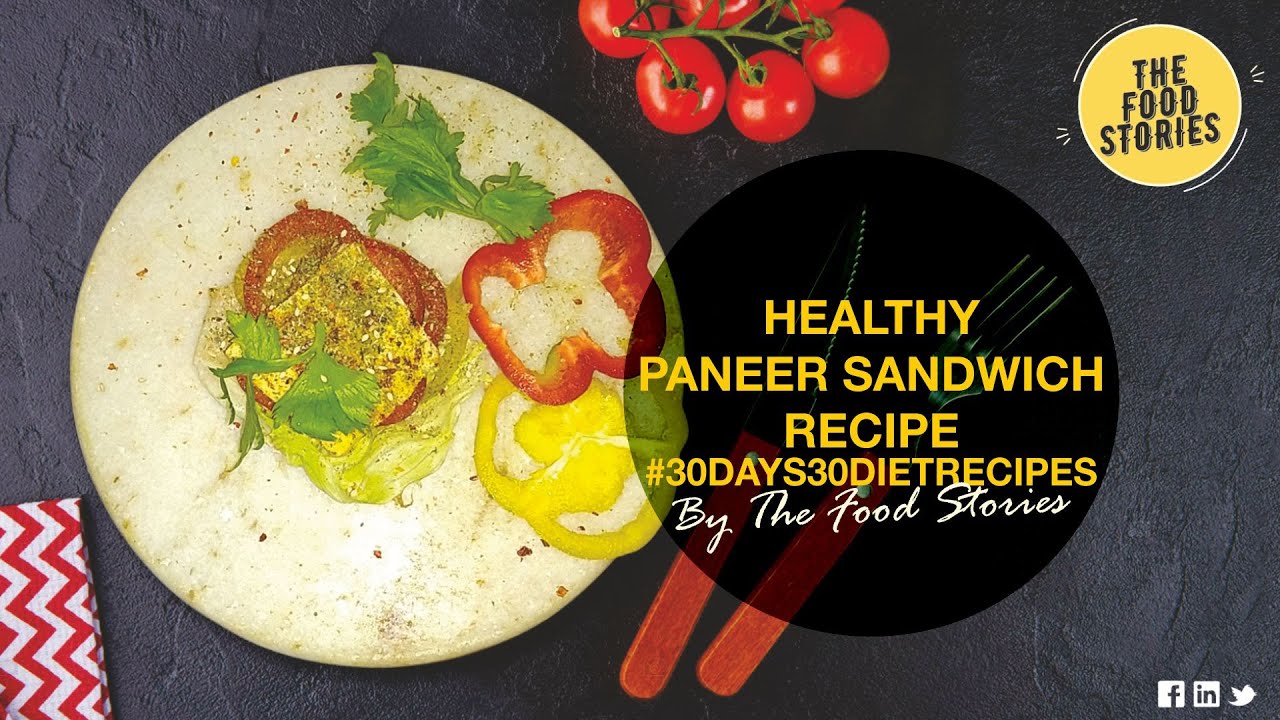 Paneer Diet Recipe I Paneer Open Sandwich I Diet Recipe I 