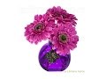 Arreglos florales artificiales. Arreglo floral gerbera artificial fucsia - La Llimona