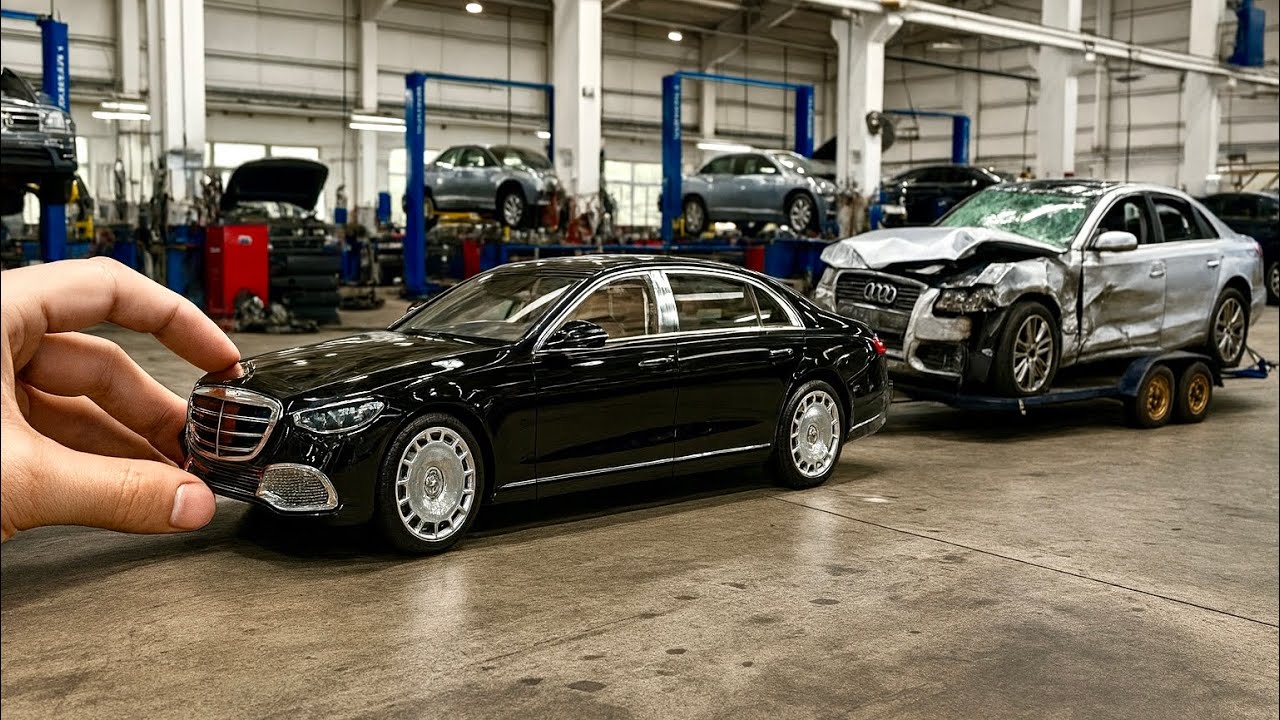 🚘 Luxury Rivalry in a Miniature World | Mercedes-Benz Maybach vs Audi A8L 