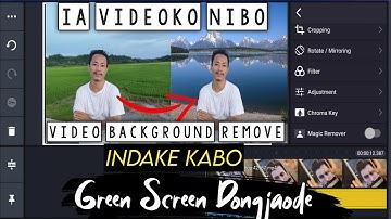 Green Screen Dongjaode Indake Video Ni Background Ko Remove Kabo | Kinemaster Editing