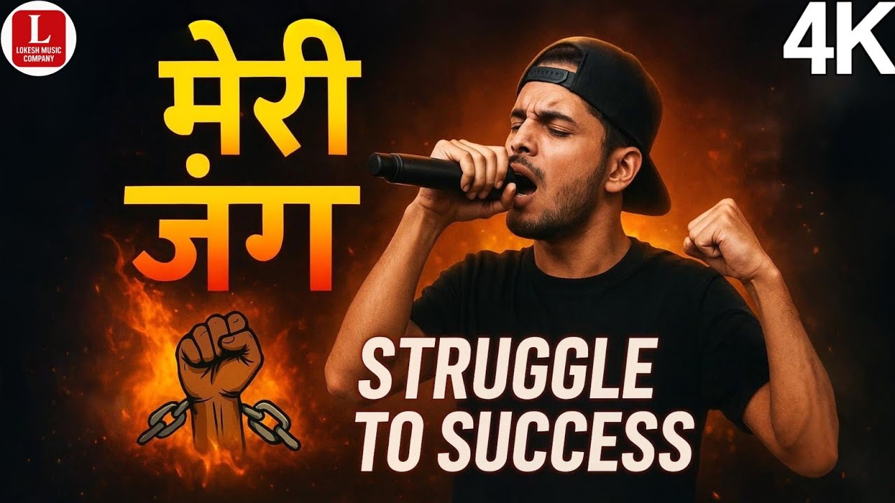 “हर स्ट्रगलर की आवाज़ – Meri Jung (Official Rap)” New 2025 lyrics by - Lokesh Chakradhari 🔥🤙🏻⚡