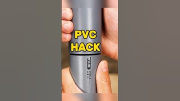 How to connect 50mm (2-inch) PVC drain pipes without a coupling or fittings #shorts