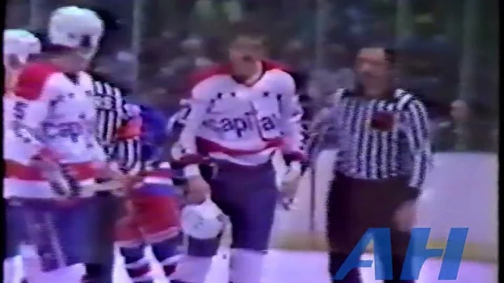 NHL Oct. 18, 1980 Paul Mulvey,WSH v Mario Marois,N...