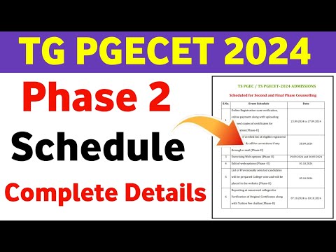 TG PGECET 2024