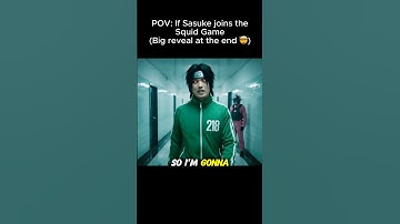 What if Sasuke joined the Squid Game? The ending will blow your mind! 🤯 #narutovlogs #squidgame