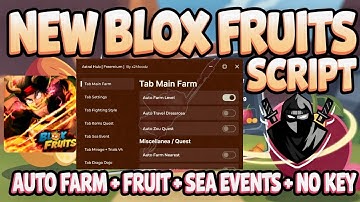 NEW Blox Fruits Script (Roblox) * NO KEY  | FAST AUTO FARM ,SEA EVENTS ,Update 27.6 + Delta Executor