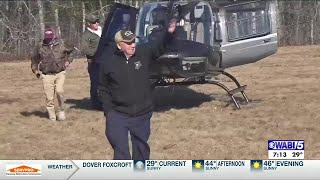 Maine man celebrates 90th birthday with helicopter ride