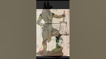 Anubis and the Weighing of the Heart #Anubis #EgyptianMythology #WeighingOfTheHeart"