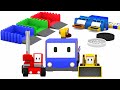 Los bloques de color - Aprender con los Mini Constructores: grúa, niveladora y excavadora