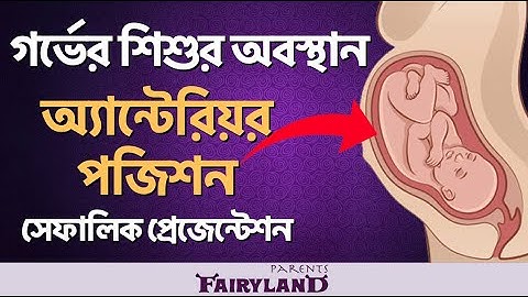 গর্ভাবস্থায় বাচ্চার অ্যান্টেরিয়র অবস্থান সম্পর্কে বিস্তারিত | সেফালিক প্রেজেন্টেশন
