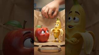 🍎 Apple vs Banana 🍌 | Funny Talking Fruits 😂 | AI Animation Shorts