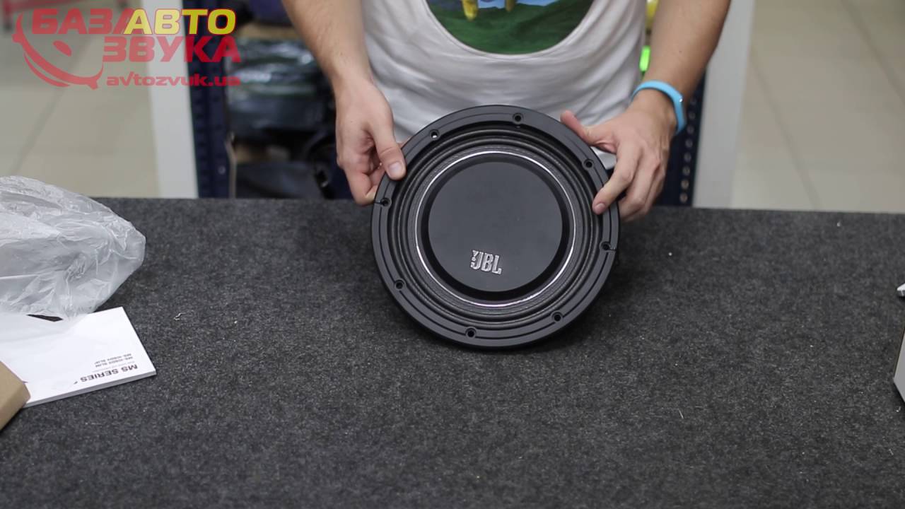 Сабвуферный динамик JBL MS-10SD2 Slim - YouTube