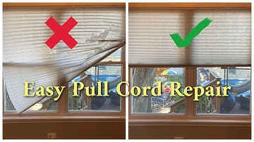 How to Fix a Broken Pull Cord
