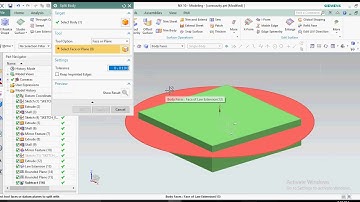 How to extract geometry in nx