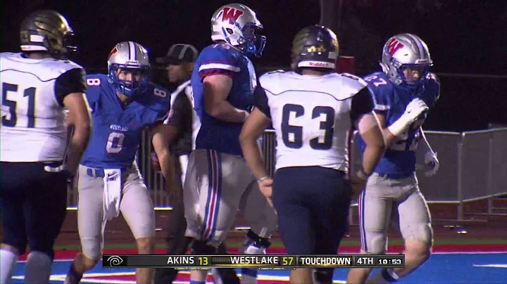 Jacob Maldonado TD - Westlake vs Akins 2015