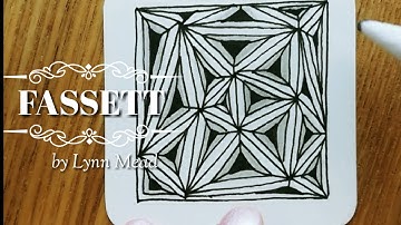 How to draw Tangle Pattern FASSETT