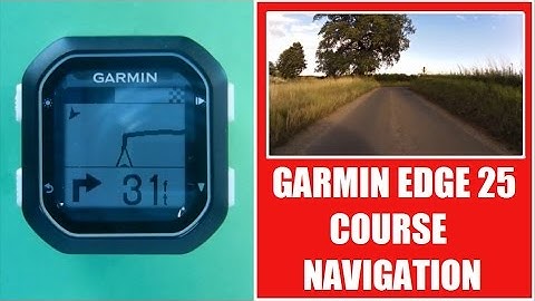 Garmin Edge 20 / 25 Course Navigation