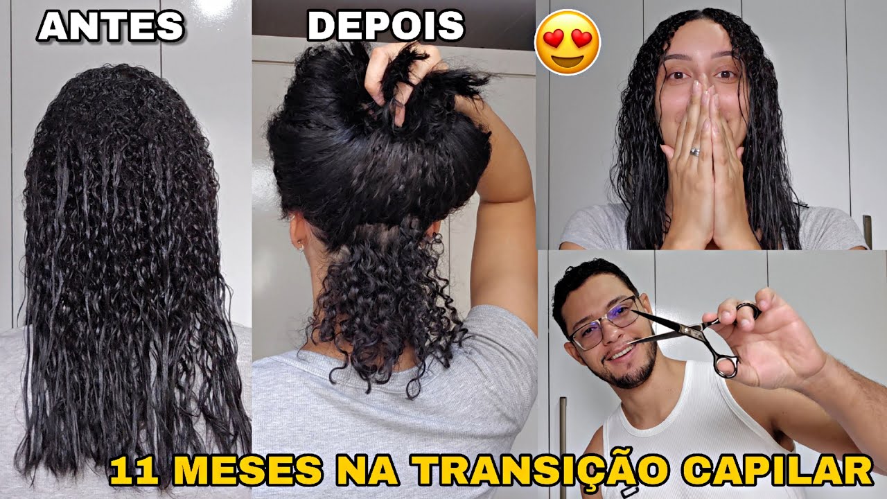 💇🏻‍♀️CORTEI O CABELO COM 11 MESES NA TRANSIÇÃO CAPILAR