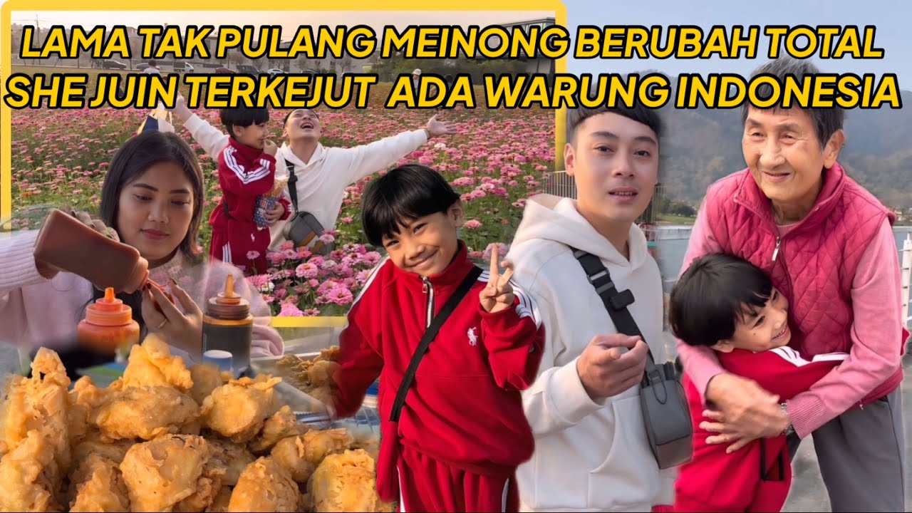 SUDAH LAMA TIDAK PULANG MEINONG SHE JUIN TERKEJUT ADA FOOD TRUCK MAKANAN INDONESIA LANGSUNG BORONG 