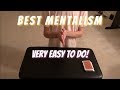 EASY No Sleight Of Hand! BEST MENTALISM Card Trick! Performance/Tutorial