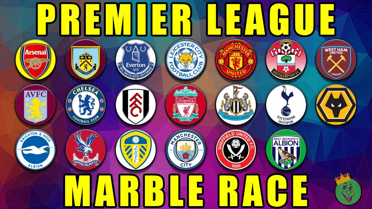 Premier League Marble Race in Algodoo / Marble Race King YouTube