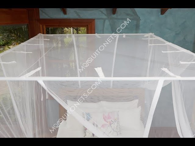 Diy Mosquito Net Curtain Rod Frame, How To Make Mosquito Net Curtains
