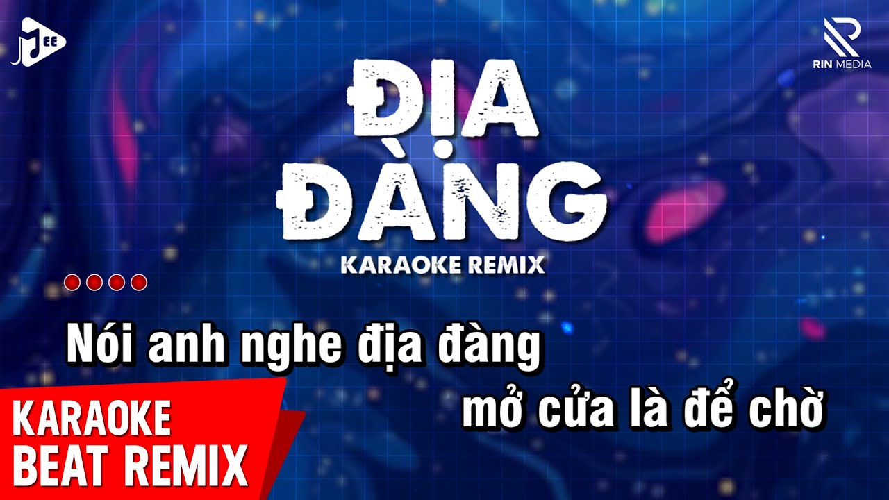 Địa Đàng Karaoke Remix - Hoàng Oanh | Nói Anh Nghe Địa Đàng Mở Cửa Là Để Chờ Bước Chân Em Phải Không