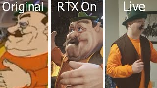 Morshu RTX ON vs Original vs Live Action Comparison