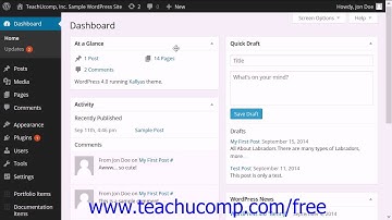WordPress 4.0 Training Tutorial Creating a Static Front (Home) Page