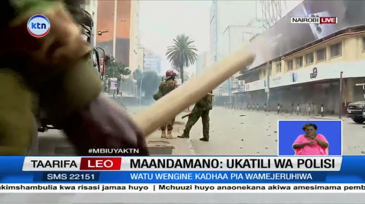Maandamano yadaiwa kuvamiwa na wahuni, watu wengine kadhaa wamejuruhiwa