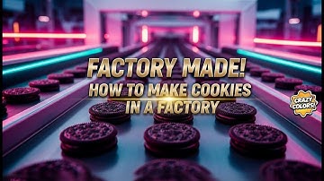 Factory Made Oreo Style Cream Cookies | Cream Biscuit Manufacturing Process | Cookie Factory Tour