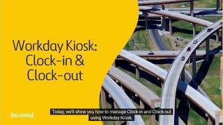 How to clock in and clock out using Workday Kiosks for specific Projects and Concessions