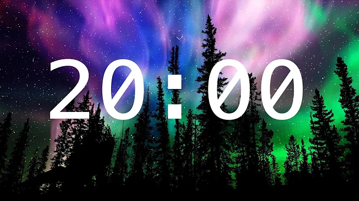 20 Minute Countdown Timer with Alarm | Calming Music |  Fantasy Sky