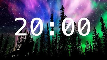 20 Minute Countdown Timer with Alarm | Calming Music |  Fantasy Sky