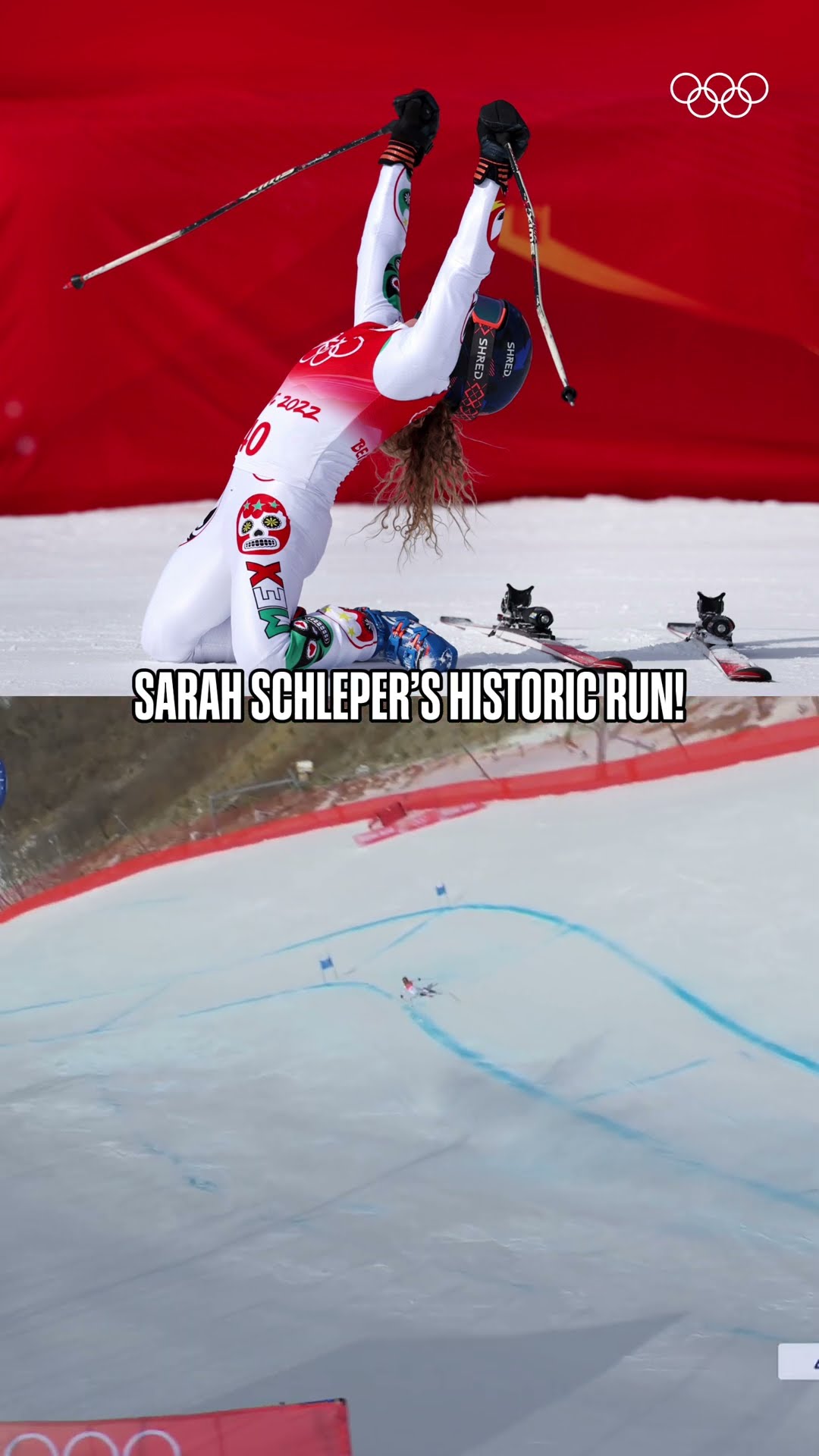 Sarah Schleper became the first female alpine skier ever to compete in six Olympic Winter Games ??
