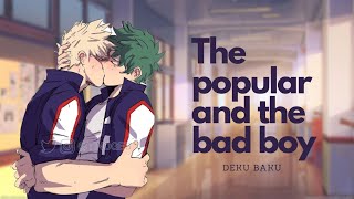 The popular & the bad boy: DekuBaku No Quirks AU | MHA Texting Story One-shot | Deku's bday special!