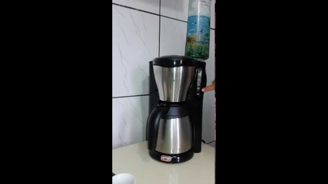 Cafeteira Elétrica Philips Walita Thermo Inox Ri7546 Cafeteira Eletrica 40 Xicaras Philips Walita Therminox Ri7546 Youtube