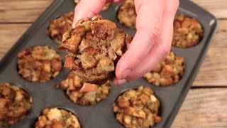 Apple And Onion Stuffin Muffins