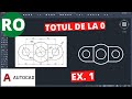 AutoCAD 2021 | Totul de la 0 | Exercițiu pentru începători 1 | Limba română