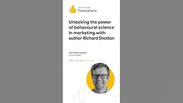 Unlocking the power of behavoural science in marketing with author Richard Shotton