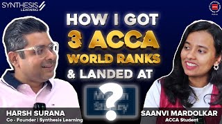 How I Got 3 ACCA World Ranks & Landed a Global Finance Job | ACCA Podcast