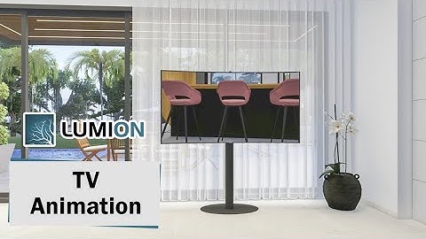 Lumion Tutorial-How to Play Video in the TV-How to Create a tv Animation in Lumion-Lumion Animation