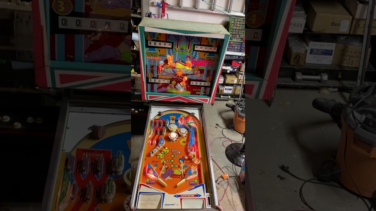 1974 Playmatic Harem pinball machine