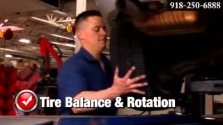 Toyota Wheel Tire Rotation Balance Tire Balancing Service Tulsa Broken Arrow OK