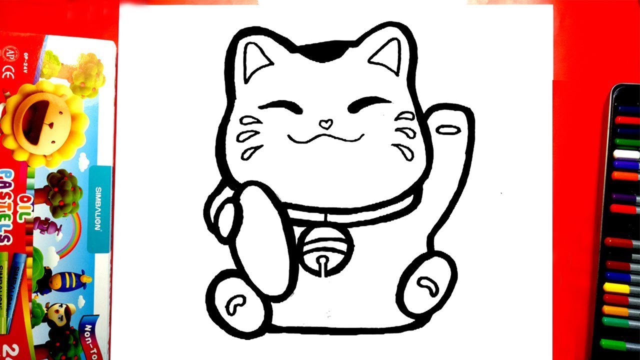 How to draw a cat easily - YouTube