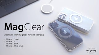 Magclear Clear Case With Magnetic Wireless Charging Mageasy